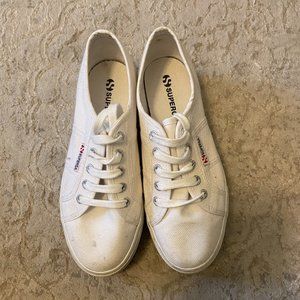 Superga Women's 2790 Platform Sneaker, White